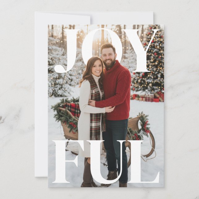 Happy Holidays PhotoPop Card Julkort (Framsida)