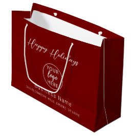 Happy Holidays Professional Business Logo