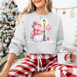 Happy Holidays Snowman Sweatshirt T Shirt