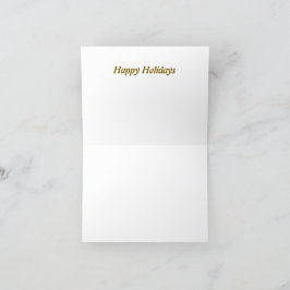 Happy holidays vintage retro helgkort