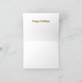Happy Holidays vintage style Helgkort