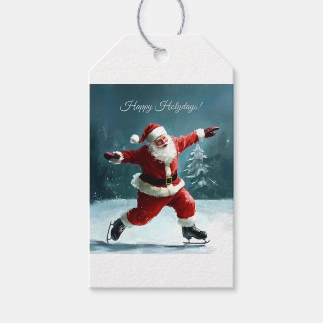 Happy Holydays  Presentetikett (Framsidan)