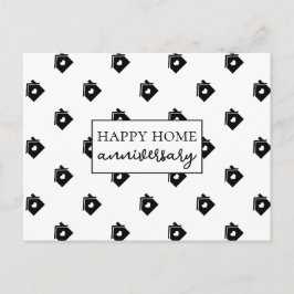 Happy Home Anniversary Realty Vykort