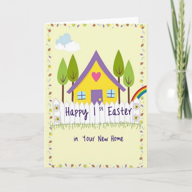 Happy Home Celebration Card Kort (Framsida)