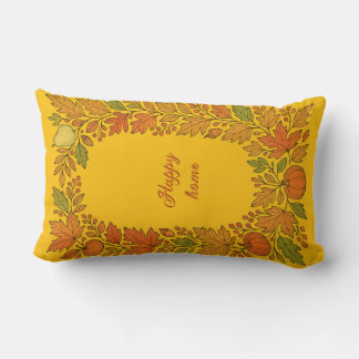 Happy home floral design lumbarkudde