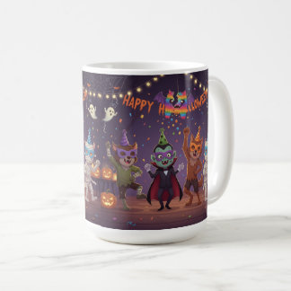 Happy Howl-O-Ween Party Kaffemugg