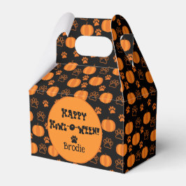 Happy Howl-O-Ween Personalized Dog Halloween Presentaskar