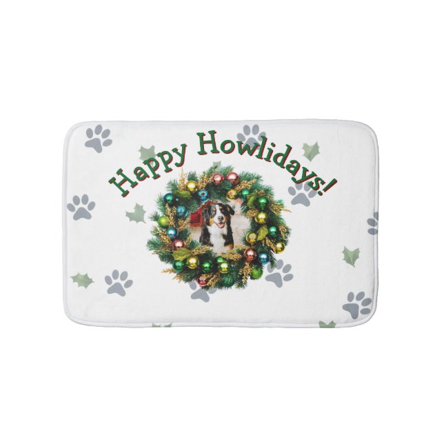 Happy Howlidays Photo Image Badrumsmatta (Framsidan)