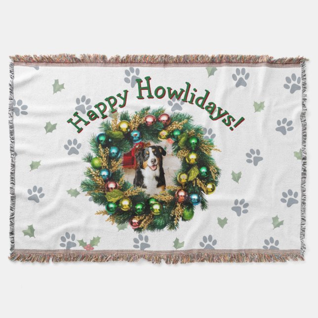 Happy Howlidays Photo Image Filt (Framsidan)