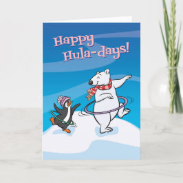 Happy Hula-Days (Blank Inside) Card Kort