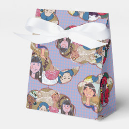 Happy Illustrated Gift Favor Box Presentaskar