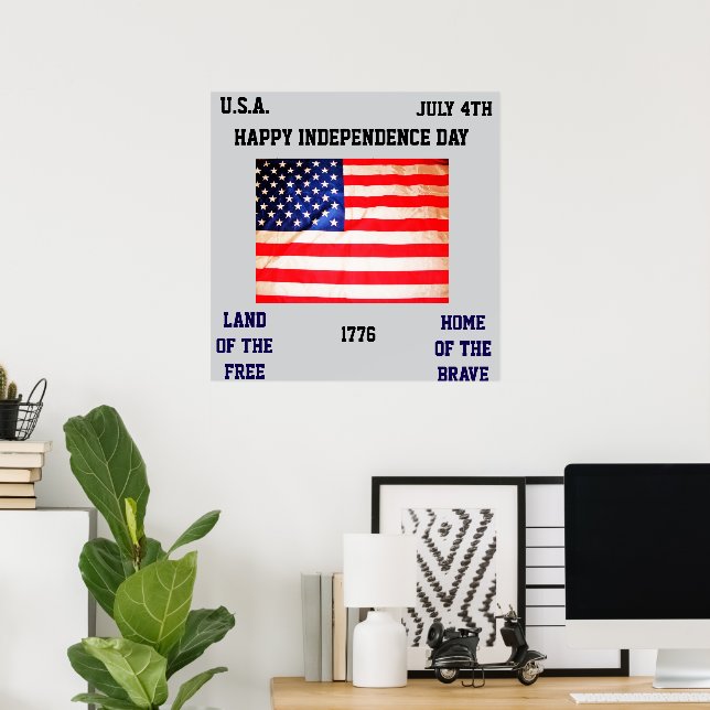 HAPPY INDEPENDENCE DAY poster (Hemmakontoret)