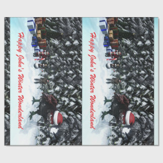 Happy John's Winter Wonderland Geschenkpapier Presentpapper