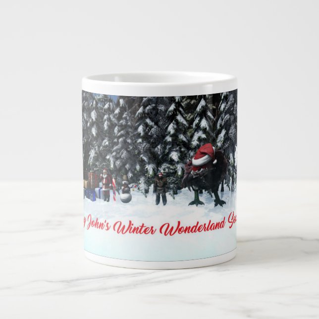 Happy John's Winter Wonderland S2 Jumbo-Tasse Jumbo Mugg (Framsidan)