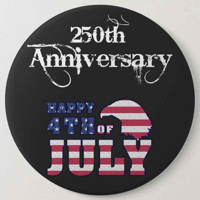 Happy July 4th 250th Anniversary Knapp (Framsida)