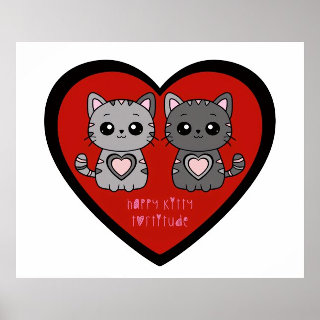 HAPPY KITTY 1 POSTER (Framsidan)