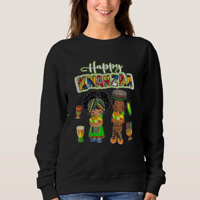 Happy Kwanzaa 7 Principles Of Kwanzaa December 26  T Shirt (Framsida)