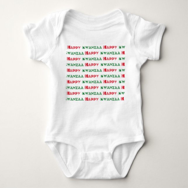 Happy Kwanzaa Greeting 2 T Shirt (Framsida)