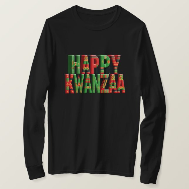 Happy Kwanzaa T Shirt (Design framsida)