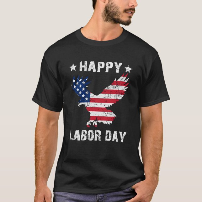 Happy Labor Day Men Women Kids Swea T Shirt (Framsida)