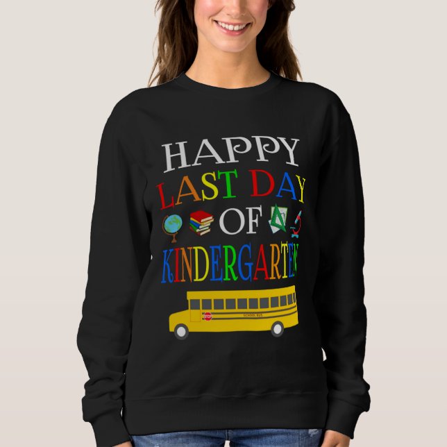 Happy Last Day Of Kindergarten 2023  Teachers Stud T Shirt (Framsida)