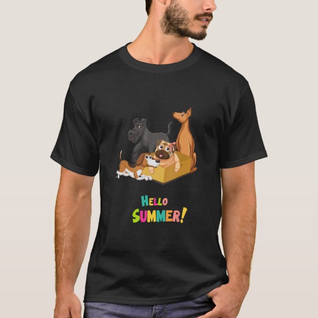 Happy Last Day of School Hello Summer 2023_6 T Shirt (Framsida)