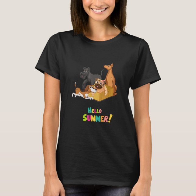Happy Last Day of School Hello Summer 2023_6 T Shirt (Framsida)