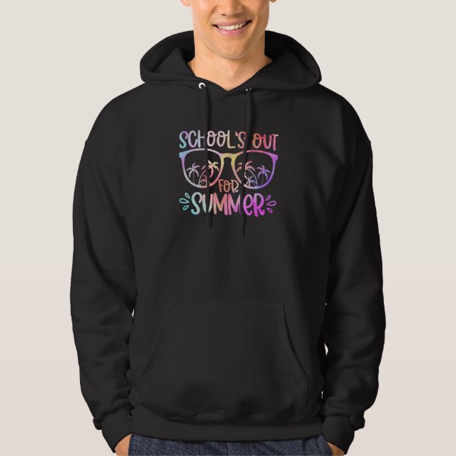 Happy Last Day Of School Hello Summer Students And Hoodie (Framsida)