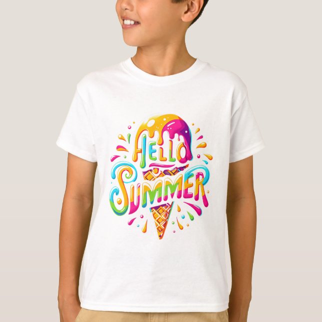 Happy Last Day of School Teachers Student Hello  T Shirt (Framsida)