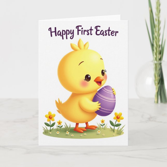 Happy Little Fowl Celebration Card Kort (Framsida)