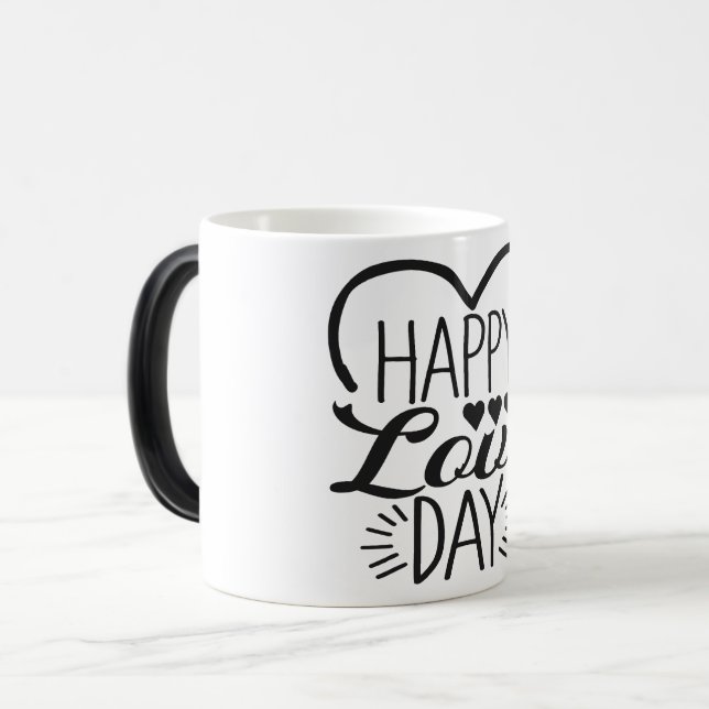 happy love day magisk mugg (Framsida vänster)