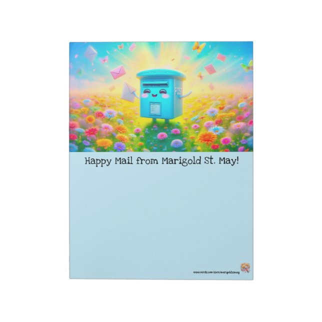 Happy Mailbox Notepad Anteckningsblock (Roterad)