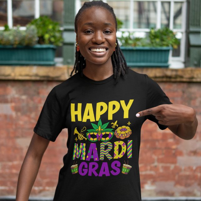 Happy Mardi Gras – Perfect for the Ultimate Carniv T Shirt (Skapare uppladdad)