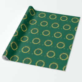 Happy Marriage ceremony green Presentpapper