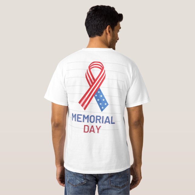 HAPPY MEMORIAL DAY T SHIRT (Hel baksida)