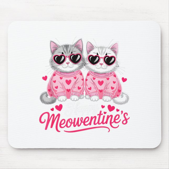 Happy Meowentine’s Cute Romantic Cats Couple Valen Musmatta (Framsidan)