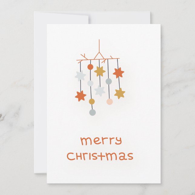 Happy Merry Christmas  Inbjudningar (Framsida)