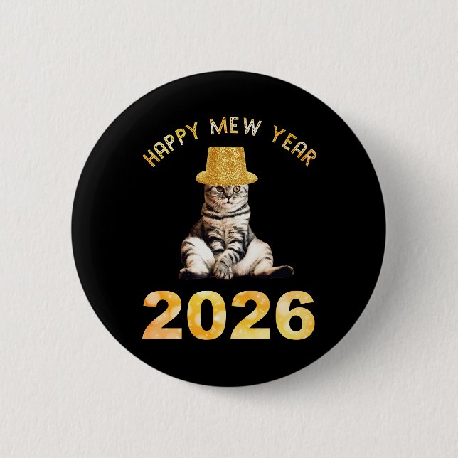 Happy Mew Year 2026 Knapp (Framsida)