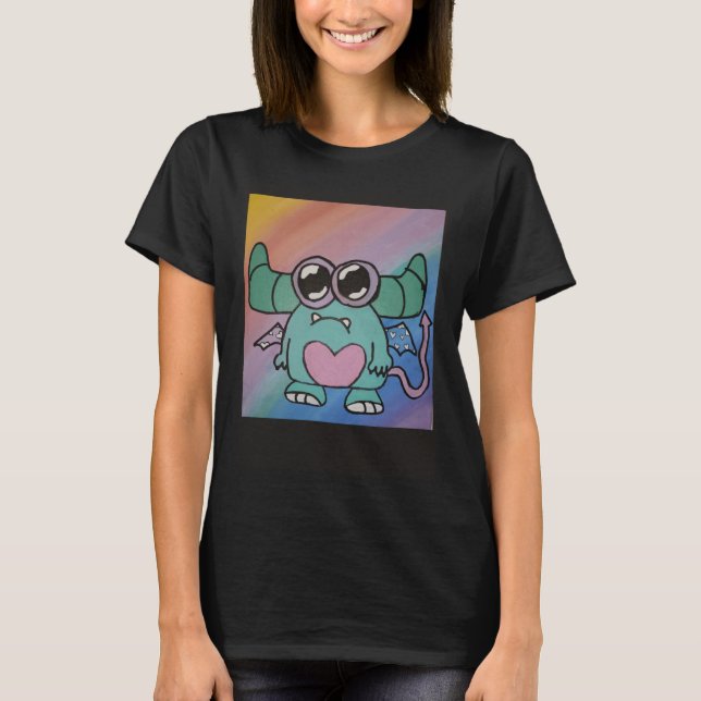 Happy monster t shirt (Framsida)