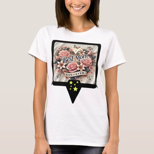 Happy Mother Day, Feliz día de la Madre, Madres,Tw T Shirt (Framsida)