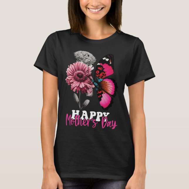 Happy Mother s Day 2023 Mothers Day Butterfly Mom  T Shirt (Framsida)