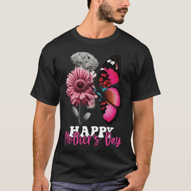 Happy Mother s Day 2023 Mothers Day Butterfly Mom  T Shirt (Framsida)