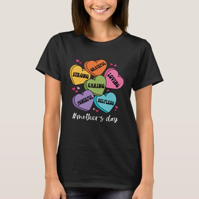 Happy Mother s Day 2023 Mothers Day Hearts Mom Day T Shirt (Framsida)