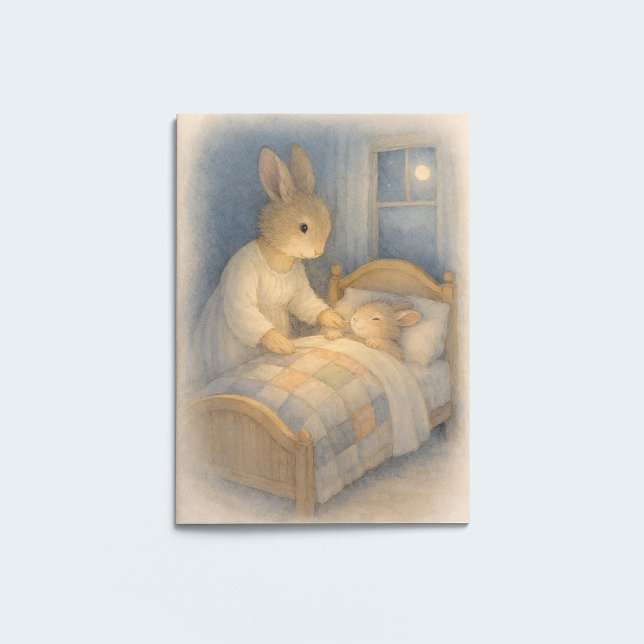 Happy Mother’s Day – Bunny Tucked In Kort (Skapare uppladdad)