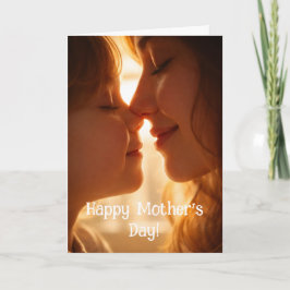 Happy Mothers Day Card - Adorable image From child Kort