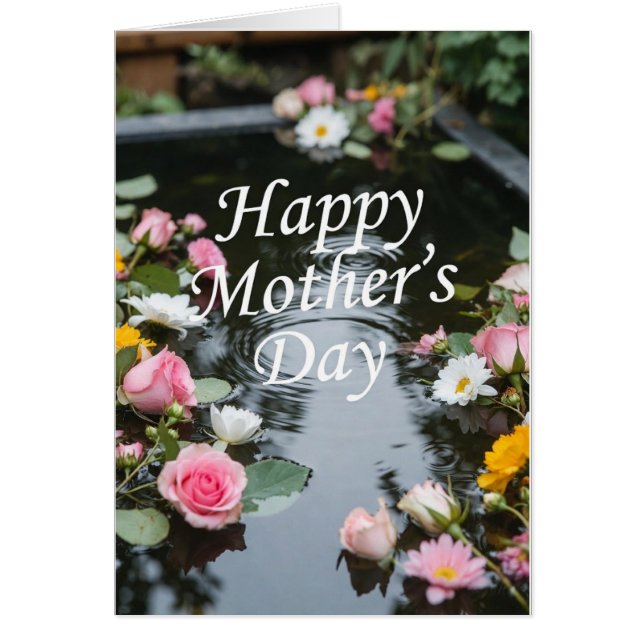 Happy Mother's Day Card Hälsningskort (Framsidan)