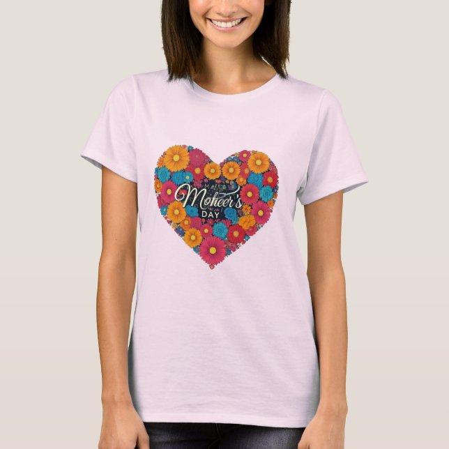 Happy Mother's Day Custom T-Shirt (Framsida)