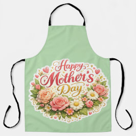 Happy Mother's Day floral wreath Sage green kitche