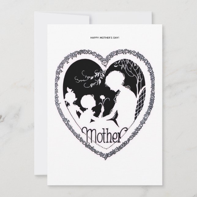 Happy Mother's Day Greeting Card Julkort (Framsida)