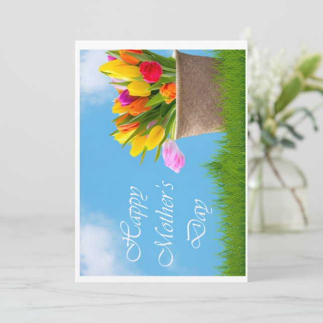 Happy Mother's Day Greeting Card Julkort (Stående Fram)